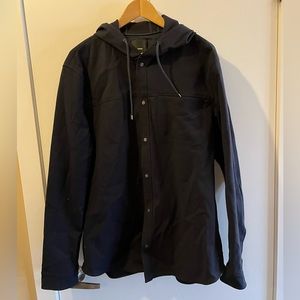 Vince button up hoodie/jacket